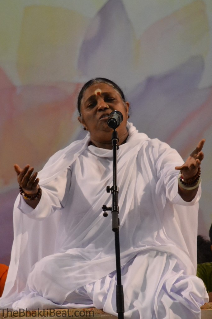 Amma, the Hugging Saint, during her 2012 North American tour